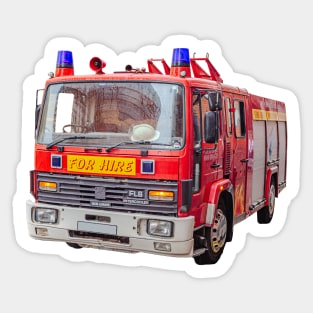 Prom Taxi Fire engine Sticker